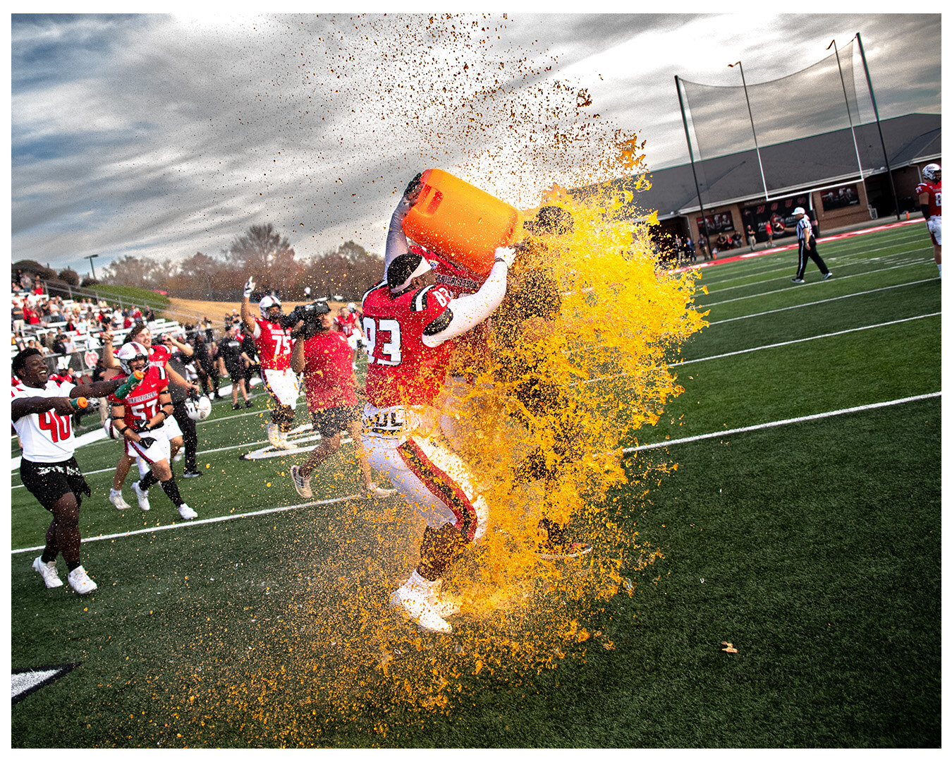 Gatorade splash celebration